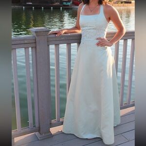 Light sage Prom Dress